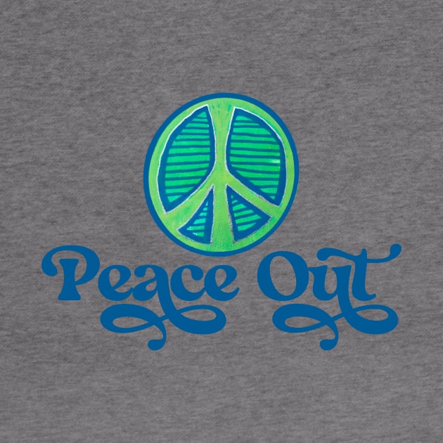 Peace Out Peace Symbol by bubbsnugg